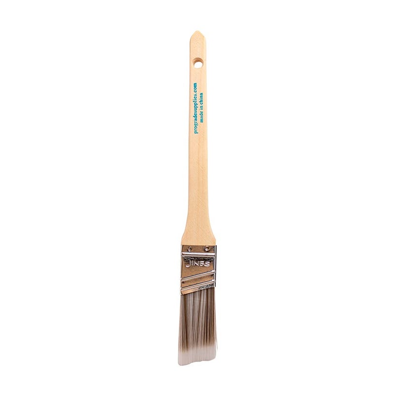 Pro-Grade 12PK 1 inch Angle Brush Premium Wall/Trim House Paint Brush Set Great for Professional Painter and Home Owners Painting Brushes for Cabinet Decks Fences Interior Exterior & Commercial Paintbrush. - Image 3